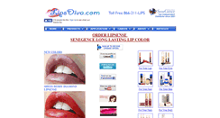 Desktop Screenshot of lipsdiva.com